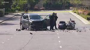 Chp Motorcycle Officer Seriously Injured In Escondido Crash Cbs8 Com