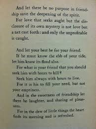 Love Yourself Friendship Quotes Kahlil Gibran Quotes Prophet Quotes