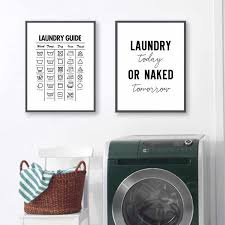 5 out of 5 stars. Laundry Room Wall Art Laundry Sign Laundry Room Decor Wash Symbols Canvas Home Decor Home Living Kromasol Com