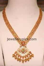 Beautiful Malabar Gold Mini Haram Design Latest Jewellery Designs Gold Necklace Designs Gold Bride Jewelry Gold Jewellery Design Necklaces