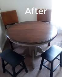 In my understanding, the workflow is as follows: How To Refinish A Dining Table Without Stripping The Original Coat
