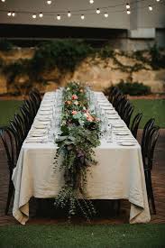 Tricia Simon Bridal Table Rustic Table Runners Table Set Up