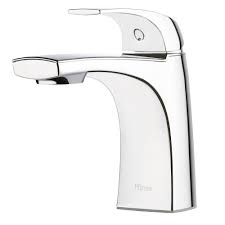 Single handle bathroom faucets our large selection of single handle lavatory faucets. Pfister Karci Single Hole Single Handle Bathroom Faucet With Pop Up Drain In Polished Chro The Home Depot Canada