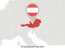 Germany austria switzerland itinerary the alpine countries. Austria On Europe Map Illustration Canstock
