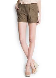Linen Cotton Blend Shorts Women Mango United Kingdom Dantel Sortlar Siyah Sort Mavi Sort