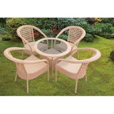 Stainless steel is also used to complement the beauty of teak in the construction of our furniture. Patio Tables Upto 55 Off Buy Patio Furniture Set Online In India