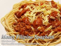 Meaty Filipino Style Spaghetti Panlasang Pinoy Meaty Recipes Recipe Filipino Style Spaghetti Beef Dinner Spaghetti Sauce Easy