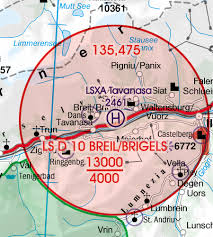 Switzerland Wallchart Icao Vfr Aeronautical Chart 500k 2019