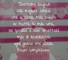 Puoi trovare frasi compleanno amica speciale se stai cercando qualcosa di unico per una persona unica, oppure frasi compleanno amica divertenti se la tua amica è una persona che sa tanti auguri amica mia! Frasi Di Compleanno Amica