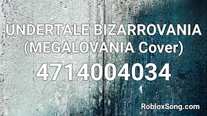 Megalovania undertale roblox id roblox music codes. Undertale Bizarrovania Megalovania Cover Roblox Id Roblox Music Codes