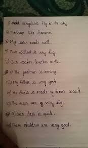 A predicate may be many words or just a single word: 1 Add Predicate To The Following Subjects 1 Aeroplanes 2 Monkeys 3 My Sister English Gap Filling Sentence Completion 11249437 Meritnation Com