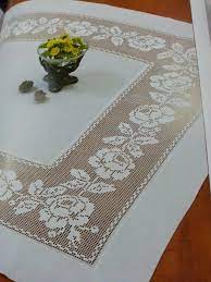 Dantel Mutfak Takimi Masa Ortusu Modelleri Filet Crochet Dantel Elisi Fikirleri