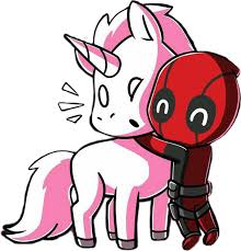 Freetoedit Cute Kawaii Unicorn Deadpool Deadpool Kawaii Deadpool Drawing Cute Deadpool