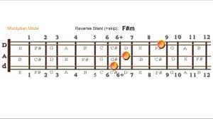 movable chord shapes mixolydian mode dad tuning