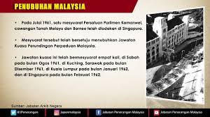 Berikut merupakan senarai jabatan dan agensi kerajaan malaysia. Penubuhan Malaysia Jabatan Penerangan Malaysia