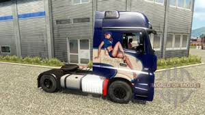 Mercedes Benz Actros Mp4 Mary Sue Edition For Euro Truck Simulator 2 Mercedes Benz Trucks Mercedes