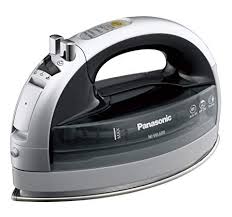 Special Offers Panasonic Ni Wl600 Cordless Multi Directional Iron Stainless Steel Soleplate Silver Black In Stock Cordless Iron Steam Iron Appliance Sale