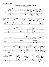 How Does A Moment Last Forever Beauty And The Beast Ost Stave Preview