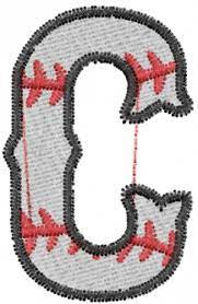 Everything from letters to animals and plants. Sports Embroidery Design Baseball Letter C From Embroidery Patterns