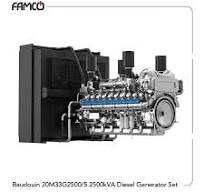Baudouin 20M33G2500/5 2500kVA Diesel Generator Set - Famco