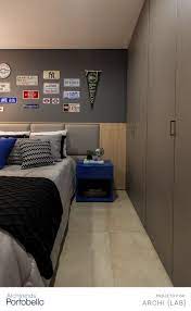 Apartamento R B Apucarana Pr Em 2021 Quartos Cinza E Branco Configuracao Quarto Quarto Com Parede Cinza