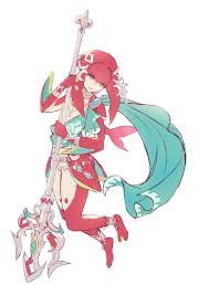 Mipha Zora Princess La Legende De Zelda Zelda Dessin