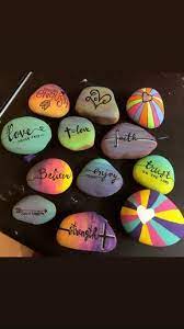 100 Easy Rock Painting Ideas That Will Inspire You Rock Painting 101 Inspirational Rocks Rock Painting Ideas Easy Painted Rocks