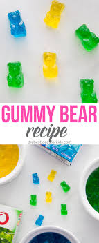 homemade gummy bear recipe the best