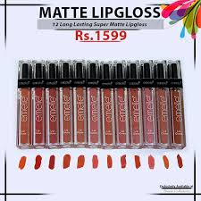 Diy matte lip gloss kit from aliexpress. Emelie 12 Long Lasting Super Matte Lipgloss Brand Collections