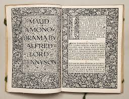 Rare First Editions Of Maud A Monodrama By Kelmscott Press Tennyson Alfred Lord Peter Harrington Antique Books William Morris Maud