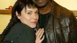 Michelle Forbes and Dennis Haysbert at Tod's Beverly Hills Boutique Charity  Event To Benefit Caring For Children & Families With Aids