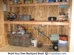 Storage shed ideas for your backyard. Garden Shed Storage Ideas
