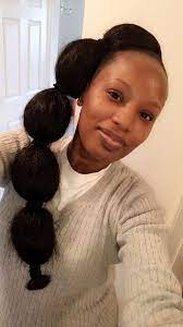 Pom Pom Ponytail Curly Hair Styles Black Women Hairstyles Womens Hairstyles