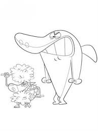 If the 'download' 'print' buttons don't work, reload this page by f5 or command+r. Kids N Fun Com 19 Coloring Pages Of Zig And Sharko