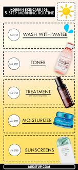 Korean skincare routines are overwhelming. Korean Skincare 101 5 Step Morning Routine For Busy People Beautyroutinehair Antiagingtips Korean Skincare Skincare 101 Skin Care Steps