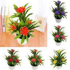 Ageomet 9pcs artificial flowers outdoor, uv resistant shrubs plants outdoor fake flowers, plastic silk flowers for outside garden window box indoor hanging planter decor 4.5 out of 5 stars 530 2 offers from $9.99 Dried Artificial Flowers 40pcs Outdoor Flower Fake False Plants Flowers Artificial Garden Decor With Pot Home Furniture Diy