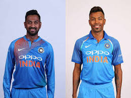 Pandya plays for baroda in domestic cricket, and for mumbai indians in the ipl. Brothers Hardik And Krunal Pandya Play An International Match Together For The First Time Cricket News Times Of India