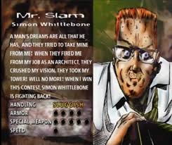 Slam, outlaw, shadow, spectre, sweet tooth, thumper, . Twisted Metal Potassium Pizza Party