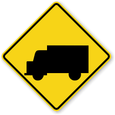 Black And Yellow Sign Meaning Pin By Courtney Ahn On Transit Collection Traffic Signs Truck Signs Traffic