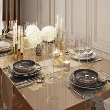 3d Model Candle Setting Kelly Hoppen Gfx Hub