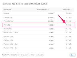 Is Ios App Store Over The Air Download Limit Based On Download Size Or Install Size Stack Overflow