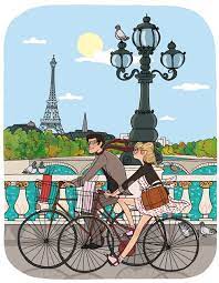 Etudiants et étudiantes (formation professionnelle et continue incluse). Pin By à²Œ Maria Saravia Medina à²Œ On Fashion Prints Paris Illustration Paris Art Bicycle Art