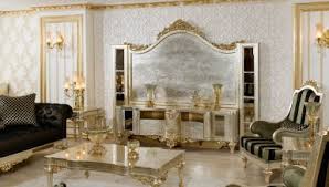 Luks Mirac Klasik Tv Unitesi Luxury Mobilya Luks Mobilya Tv Unitesi