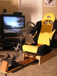 Racing Simulation Home Gaming Chair Salle De Jeux Mobilier De Salon Simulateur Voiture
