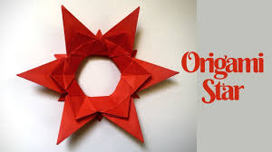 Origami Star Making For Christmas How To Make Paper Stars Easy Step By Step 3d Paper Stars Youtube Origami Stars Origami Star Paper Paper Crafts Diy
