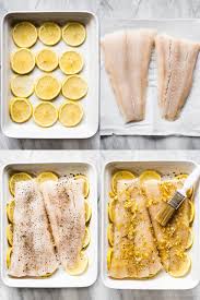 Baked Fish With Lemon Garlic Butter Sauce Recipe Baked Fish White Fish Recipes Baked Recipes