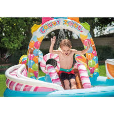 Candy Zone Inflatable Play Center Pool Activities Splash Pool Intex