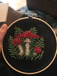 Get unlimited access to hundreds of free patterns. Fo Phallic Looking Mushrooms Pattern Found On Pinterest Crossstitch Cross Stitch Cross Stitch Designs Cross Stitch Patterns