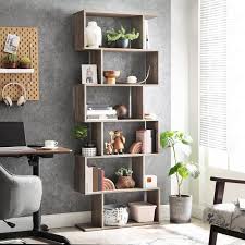 L 39cm x h 180cm x p 21, 5cm. Vasagle Bibliotheque Pour Salon Montage Facile Greige Et Noir Lbc012b02 Style Industriel Etagere De Rangement A 4 Niveaux En Panneau D Agglomere Et En Acier Bureau Bibliotheques Meubles
