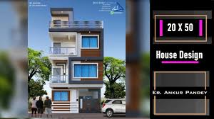 Duplex, triplex, 4 plex & townhouse home floor plans: Modern Triplex House Design In India 20 50 Home Design 3 Storey House Exterior Interior Design Youtube